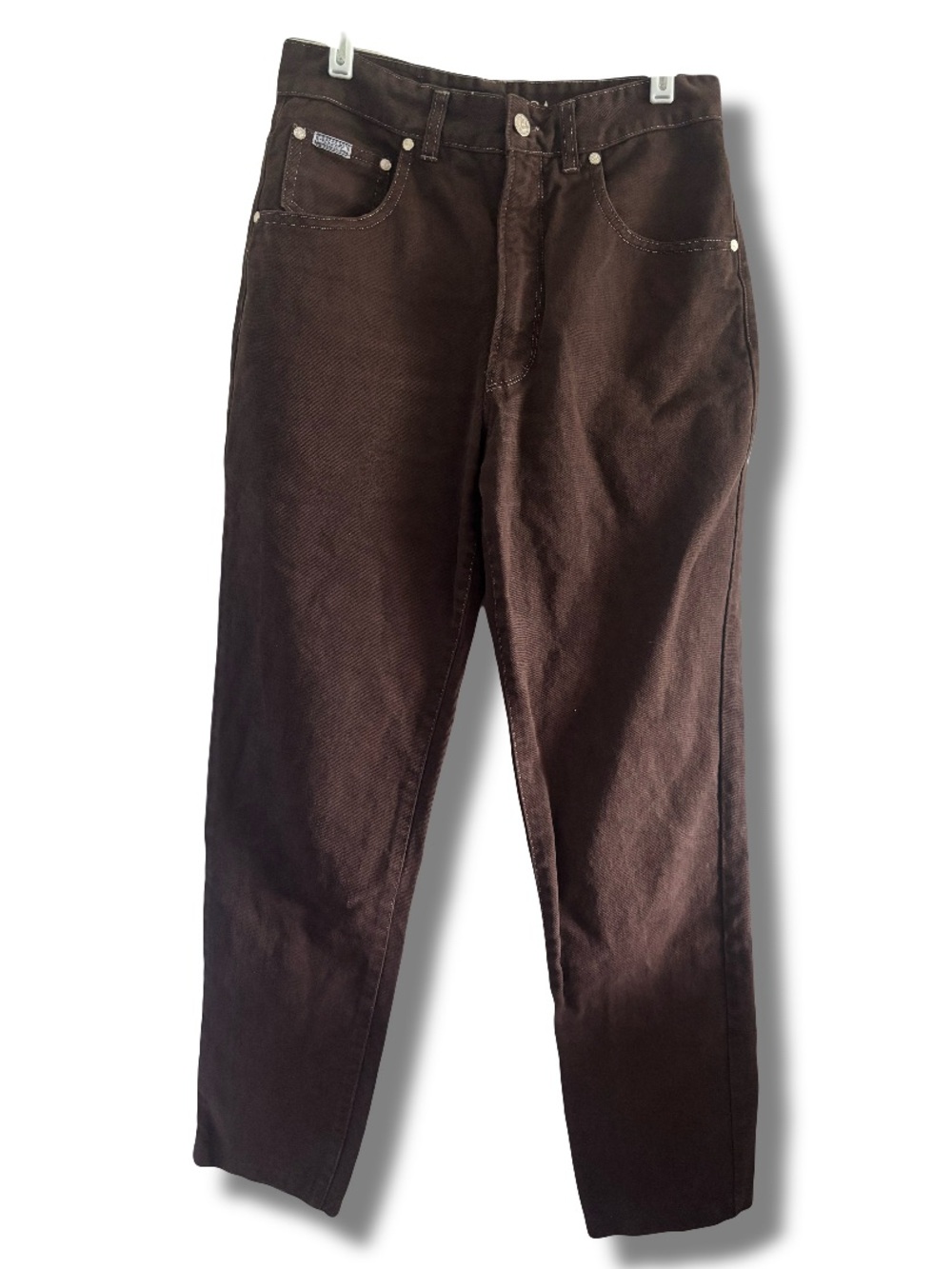 VTG Fendissime Brown Boyfriend Trousers Size 31 Fendi